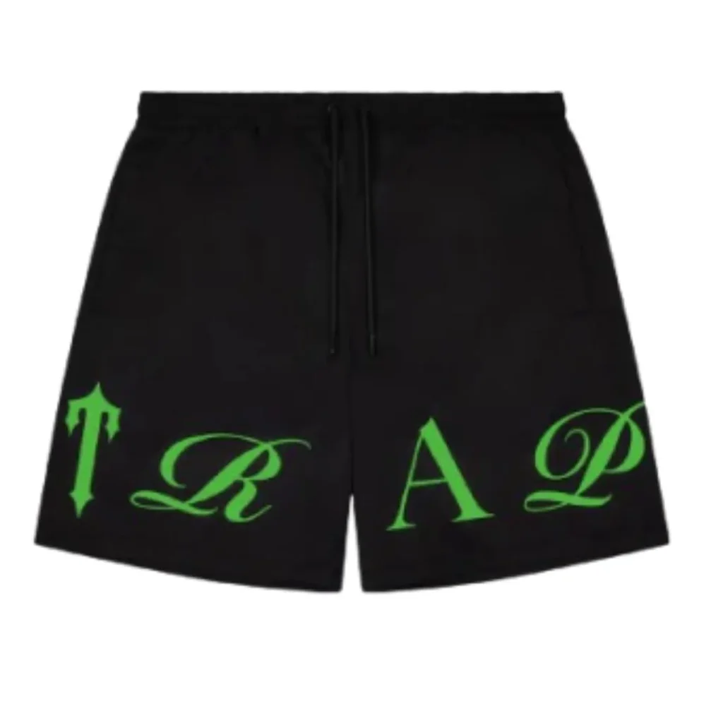 Trapstar Shorts Black & Green